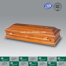 LUXES German Style Hardwood Caskets Funeral Coffins For Cremation